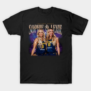 Lexie Hull Sophie Cunningham Indiana Fever Retro T-Shirt